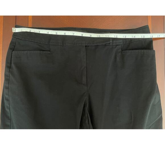 Talbots Size 10 Petite Womens Dress Pants Black Curvy CA#23147 Hook Bar Closure - Picture 7 of 9